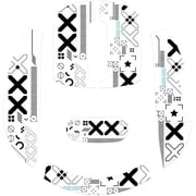 Mouse Anti Slip Grip Tape, Pre-Cut Universal Griptape for Superlight Wireless Gaming Mouse Skins, Sweat Resistant, Elastics Refined Side Grips, Easy to Apply, Ultra-thin 0.5mm 0.02in - White