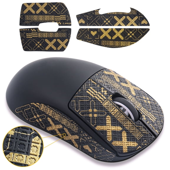 Mouse Anti-Slip Grip Tape fit for Logitech G PRO X Superlight Wireless Gaming Mouse Skin, Sweat Resistant, Easy to Apply, Self-Adhesive Design, Professional Mice Upgrade Kit