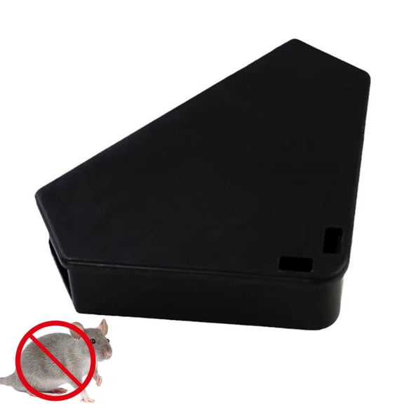 Mouse Bait Station with Keys - Outdoor Refillable Mouse Bait Station Reusable Mice Small Rats Bait Station Box for Indoor Outdoor Kitchen Garage, Safe for Kids and Pets