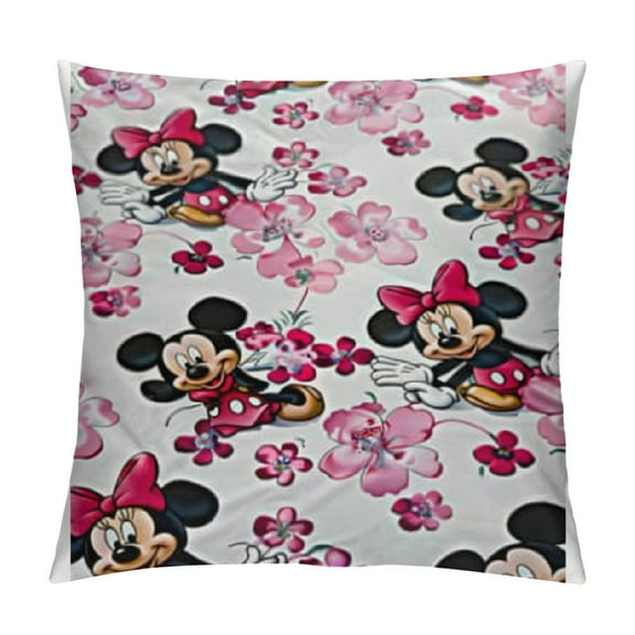 Mouse Bow Power Toddler Sheet,Piece Set, Pink, Purple