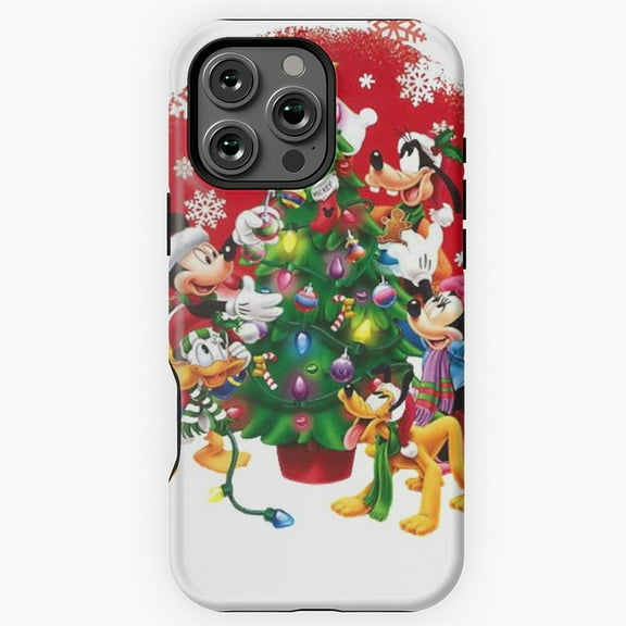 Mouse Christmas Art Phone Case for iPhone 11 12 13 14 15 16 17 Pro Max