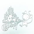 thumbnail image 1 of Mouse Christmas Tree Cutting Dies Paper Card Making Metal Die Cut Stencil Template for Scrapbook Photo Album Embossing Craft New, 1 of 5