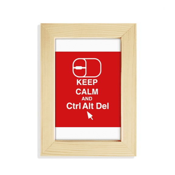 Mouse Control Delete Computer Desktop Display Photo Frame Picture Art Painting 5x7 inch
