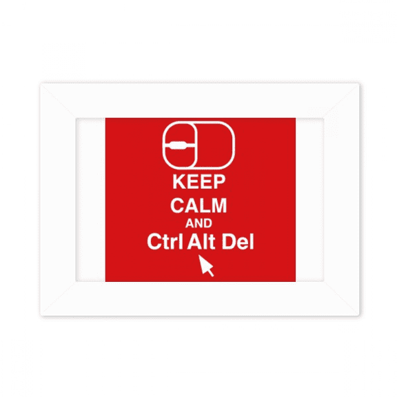 Mouse Control Delete Computer Photo Mount Frame Picture Art Painting Desktop 5x7 inch