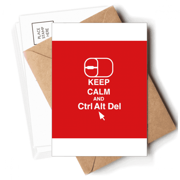 Mouse Control Delete Computer Postcards Envelopes Blank Note Cards Mailing