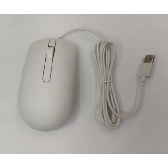 Mouse Dell Ms116-Wh (Dell 275-Bbcf) Optical Mouse - Wired - 3-Button - Usb -