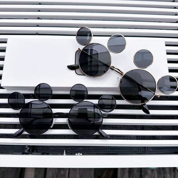 Mouse Ear Sunglasses for Adults UV Protection Lightweight Theme Park Accessories