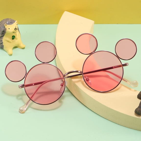 Mouse Ear Sunglasses for Adults UV Protection Lightweight Theme Park Accessories