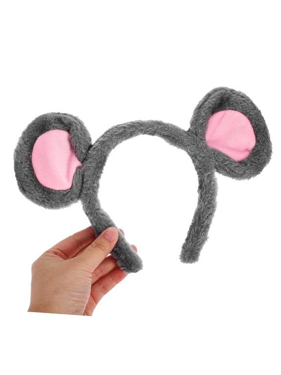 Mouse Ears Headband for Adult Women,Mouse Accessories for Halloween, Easter, Christmas