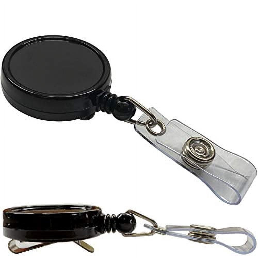 Mouse Ears Symbol Real Charming Premium Heavy Duty Belt Clip ID Badge Holder Badge Reel (Minn BC)