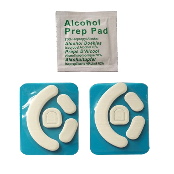 Mouse Feet Curved Edge Mouse Skates Mouse Glides Pad for DeathAdder V3 Pro Gaming Mouse 2 Sets