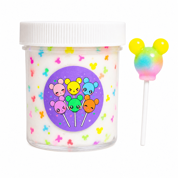 Mouse Glow Pops Handmade Thick Slime