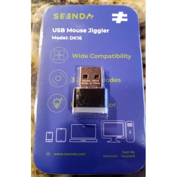 Mouse Jiggler 3 Modes Undetectable Mouse Mover Usb Clickable With On/Off Seenda