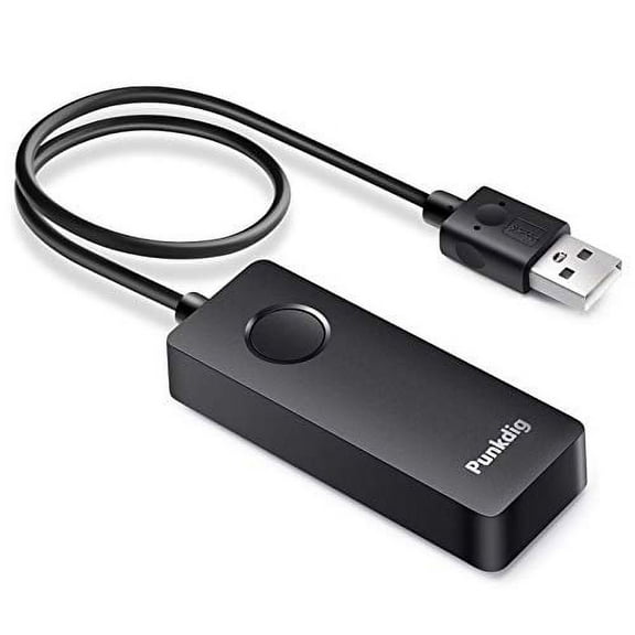 Mouse Jiggler Punkdig Plug & Play Automatic Mouse Mover, Undetectable Mouse Jiggler with ON/Off Switch and USB Port, Driver-Free Simulate Mouse Movement to Prevent Entering Sleep Mode - Black