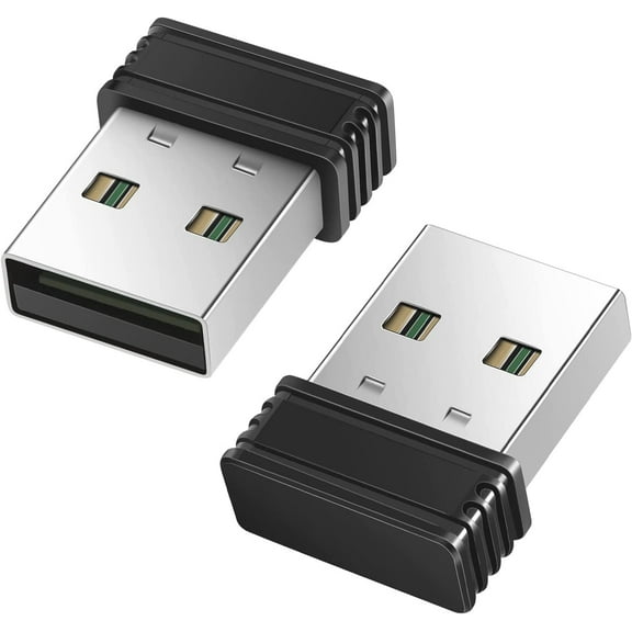 Mouse Jiggler Undetectable USB Mouse Mover NO Software Required for Computer, Automatic Mini Mouse Shaker Driver-Free Mouse Movement Simulator Keep Computer/Laptop Awake, Plug & Play (2 PCS)