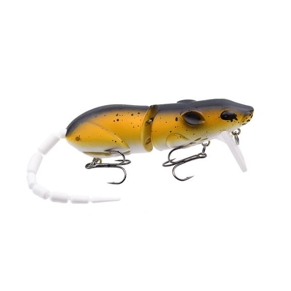 Mouse Jointed Swimbait Fishing Lure Bionic Topwater Action Multi-Section Segmented Design Sharp Treble Hooks Professional Angling Tackle Bass Fishing Gear Long Casting Performance
