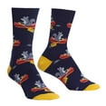 thumbnail image 1 of Mouse Keep On Paddling One Size Fits Most Dark Blue Ladies Crew Socks, 1 of 1