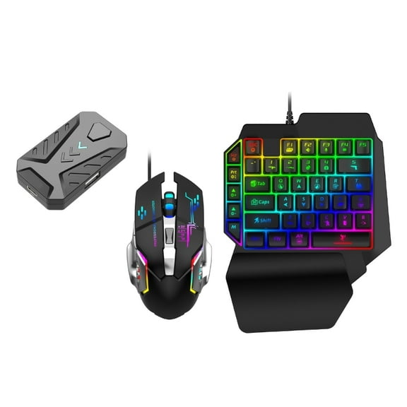 Mouse Keyboard Converter,Cord Connection Game Controller Adapter,Video Game Converter, for Mobile Game