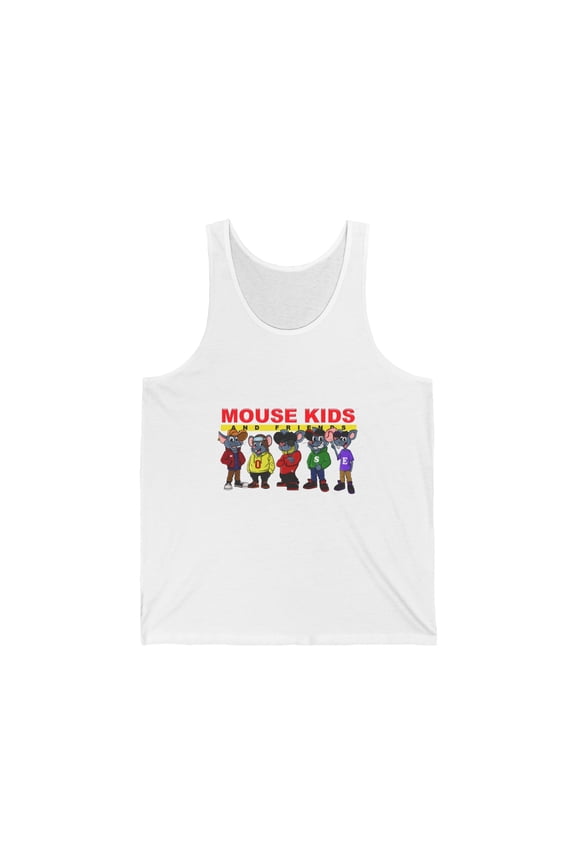 And Friends Unisex Jersey Tank (XL, White)
