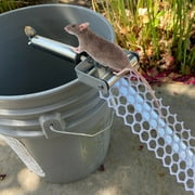 Mouse Killer Roll Trap, Rat Trap Bucket Spinner with 19.69in Mesh Ramp