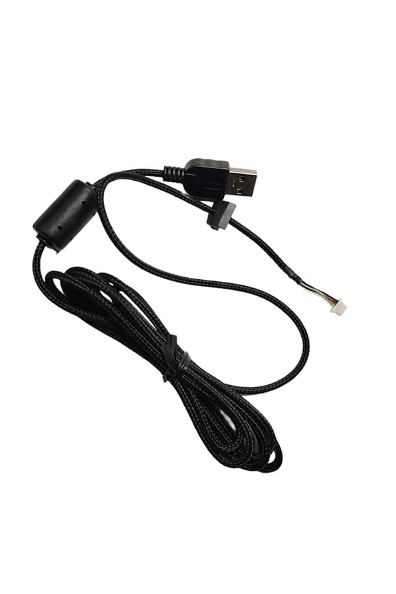 Mouse Line Replacement Nylons USB Cable for G502X Wireds Gaming Black