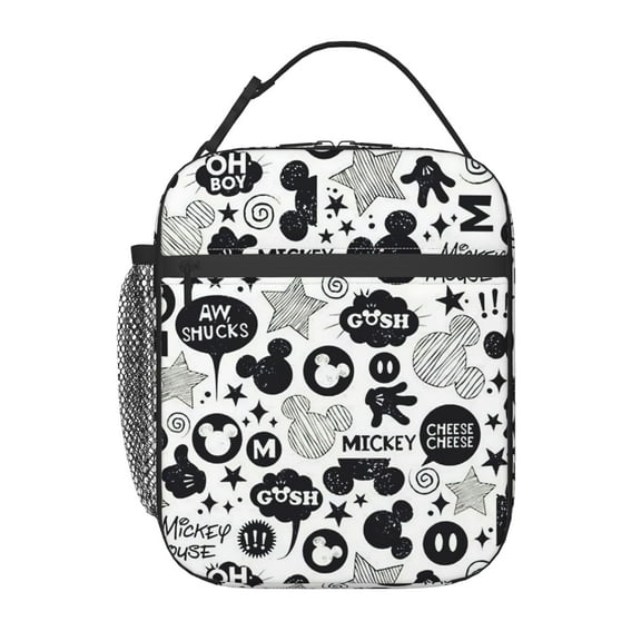 Mouse Lunch Bag 3d Printing Lunch Tote Bag Cartoon Lunch Bags Cute Anime Reusable Insulated Lunch Box Portable Tote Bag