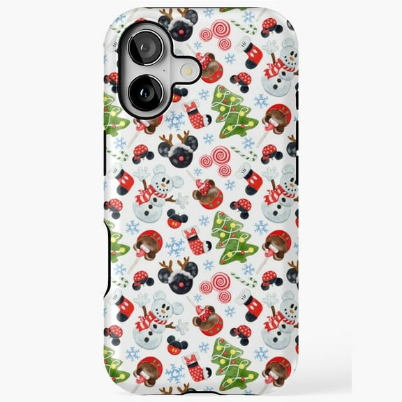 Mouse Magic Christmas Holiday Case for iPhone 11 12 13 14 15 16 17 Pro Max