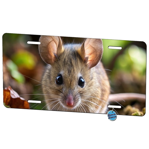 Mouse Metal Novelty License Plate