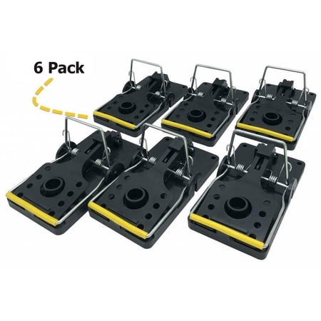 Mouse/Mice/Rat Clip Extra Strong Spring Large Reusable Mousetrap Catcher 6 Pack