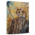thumbnail image 1 of Mouse Mice Wood Canvas Wall Art Animal Decor, Mouse Mice Wood Canvas Prints Wild Animal Artwork for Living Room Bedroom Office 190HD737, 1 of 4