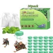 Mouse and MiceRepellent Indoor Outdoor,30 Packs Moth Balls, Peppermint Balls for Rodent, Long-Lasting SquirrelRepellent, Safe for Human & Pets, Suitable for Home Storage Garage Car RV
