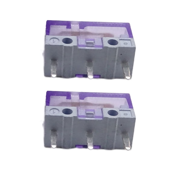 Mouse Micro Switche for Game Mouse Switches Buttons Silver Contacts 3Pins 2Pcs