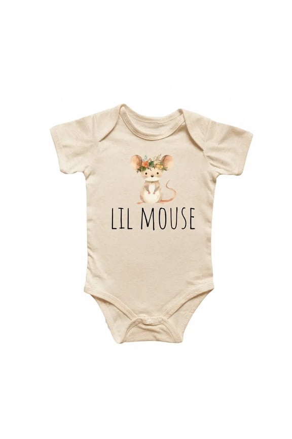 Mouse Newborn Baby Bodysuit
