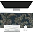 thumbnail image 1 of Mouse Pad,Abstract Golden Art Line Style Desk Mat for Desktop,Desk Pad with Non-Slip Base and Stitched Edge,Extended Mousepad for Office and Home 35.4X15.7 Inch, 1 of 7