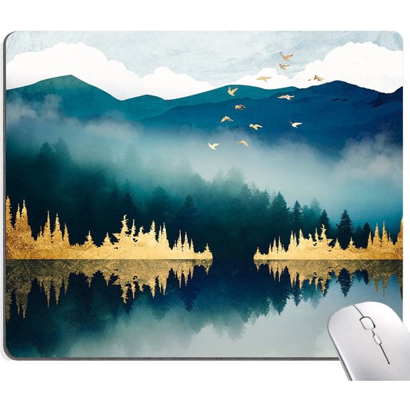 Mouse Pad, Abstraction Mountain Mouse Pads, Mouse Mat Waterproof Non-Slip Rubber Base MousePads for Desk