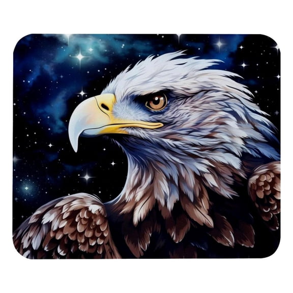 Mouse Pad, Anti-Slip Rubber Mouse-pad for Gaming Office Laptop Computer Men Women Kids, Cute Custom Pattern Mouse Mat, Starry Eagle Design