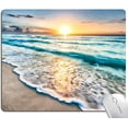 thumbnail image 1 of Mouse Pad, Beach Mouse Mat, Square Waterproof Non-Slip Rubber Base Computer MousePads for Desk Office Laptop, 1 of 6