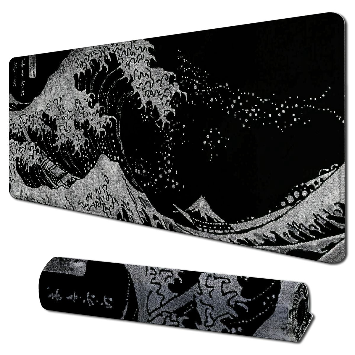 Galactic Nebula Starscape Mouse Pad – 8.7" Diameter Round Pad, Non-Slip Base, Stitched Edges - View #2