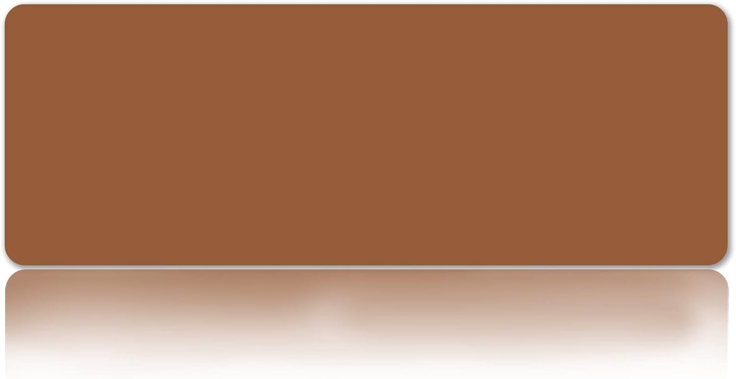 Mouse Pad Brown, Large Office Decor Desk Mat, Non-Slip Rubber Desk Pad ...