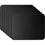 Mouse Pad Bundle Stitched Edges Premium Waterproof Gaming Mouse Mat Pad, Extends Battery Life Non-Slip Rubber Base Thick Black Mousepad for Laptop Computer & PC