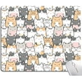 thumbnail image 1 of Mouse Pad, Cat Mouse Pad Design, Cute Mouse Pads Square Waterproof Computer Mouse Mat Non-Slip Rubber Base MousePads for Laptop PC Office, Kittens, 1 of 6