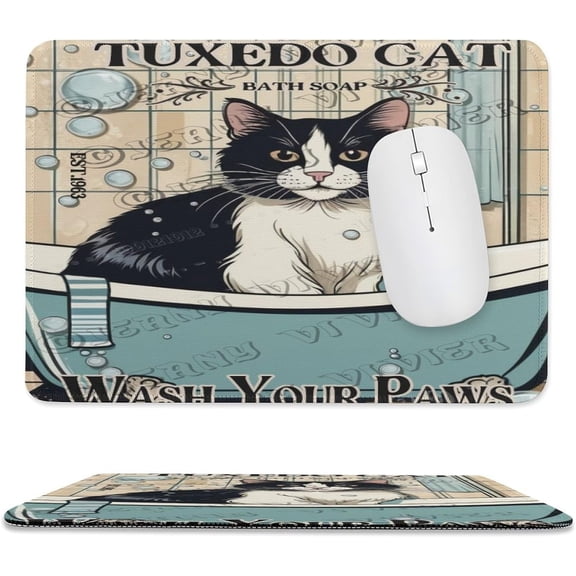 Mouse Pad,Cute Cat Mouse Pad Desk Decor,Gaming Mouse Pad,Non-Slip Rubber Base Mousepad for Laptop Computer,Mouse Pads for Wireless Mouse 8"x10"