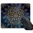 thumbnail image 1 of Mouse Pad,Elegant Gold Mandala Blue Galaxy Computer Mouse Pads Desk Accessories Non-Slip Rubber Base,Mousepad for Laptop Mouse, 1 of 6