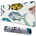thumbnail image 1 of Mouse Pad,Fishs Mouse Pad, Mouse Mat Square Mouse Pad Non-Slip Rubber Base MousePads for Office Laptop 31.5 * 11.8 inches, 1 of 6