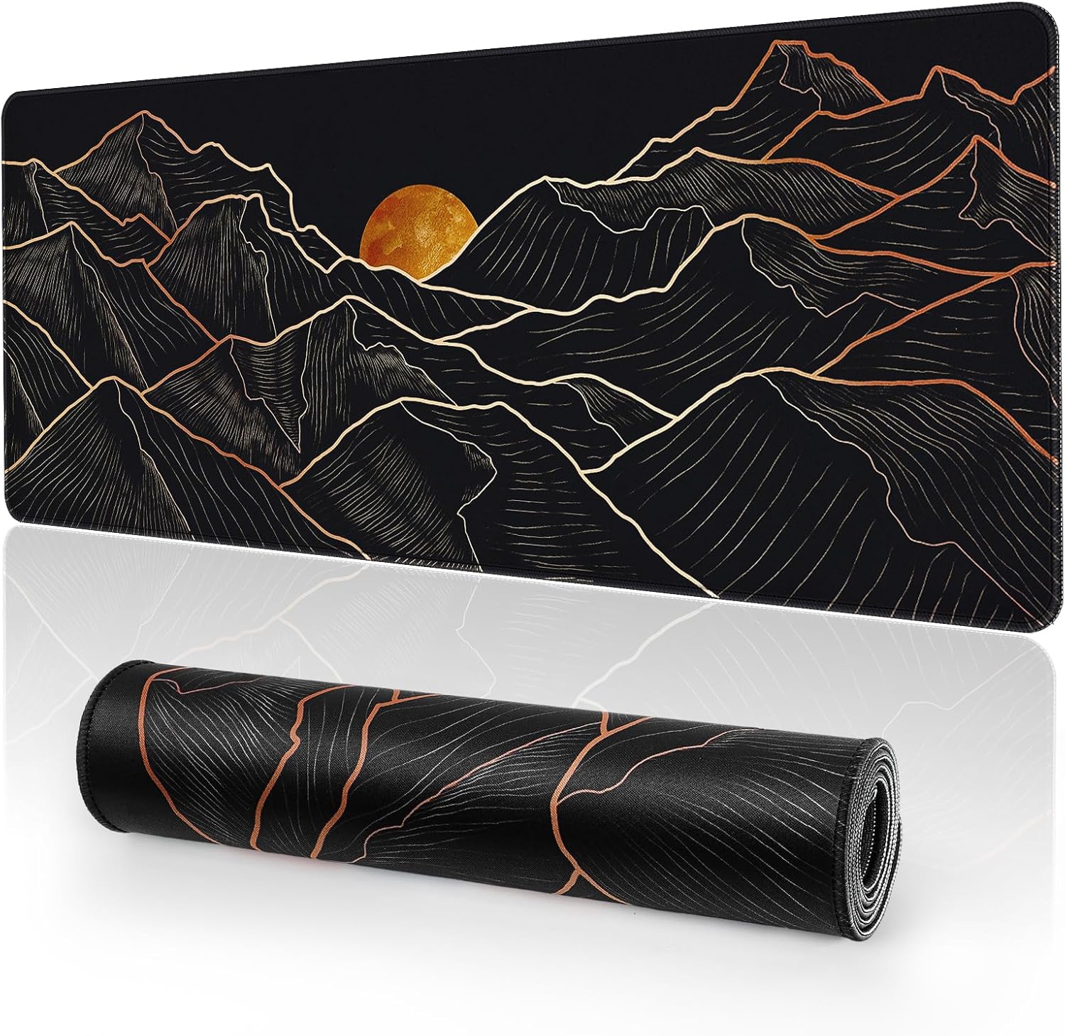 Mouse Pad Gaming Large Desk Pad (31.5 x 11.8 x0.12 inch) Washable