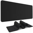 thumbnail image 1 of Black Mouse Pad Gaming Keyboard Pad 31.5 x 11.8 in Large Computer Mouse Pad with Anti-Slip Rubber Base and Stitched Edges, Extended Mouse Mat for Gaming Working, 1 of 7
