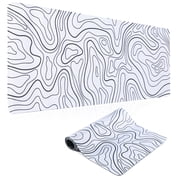 Mouse Pad Gaming Mousepad 31.5 x 11.8 x0.12in Large Mouse Pad for Keyboard and Mouse with Anti-Slip Rubber Base, Keyboar