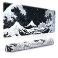 thumbnail image 1 of Mouse Pad Gaming Mousepad 35.4 x 15.7 x0.12in Large Mouse Pad for Keyboard and Mouse with Anti-Slip Rubber Base, Keyboard Pad XXL Mouse Mat for Home and Office（Japanese Sea Wave), 1 of 6