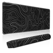 Mouse Pad Gaming Mousepad 35.4 x 15.7 x0.12in Large Mouse Pad for Keyboard and Mouse with Anti-Slip Rubber Base, Keyboar