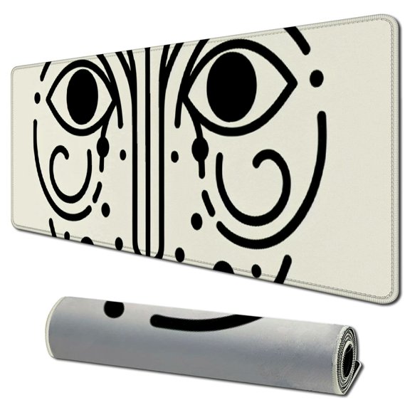 Mouse Pad - Goat Farm Decor Drawing Design Animal